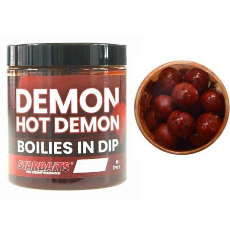 STARBAITS BOILIES EN DIP HOT DEMON 24MM