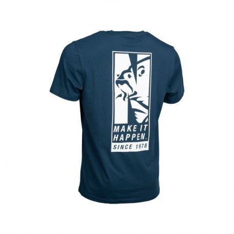 NASH MAKE IT HAPPEN T SHIRT NAVY BLUE M
