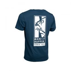 NASH MAKE IT HAPPEN T SHIRT NAVY BLUE L