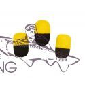 PB PRODUCTS ZIG DUMBELLS 8MM YELLOW/BLACK