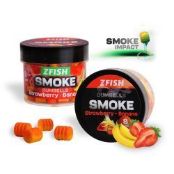 ZFISH SMOKE POP UP DUMBELLS 8MM STRAWBERRY-BANANA