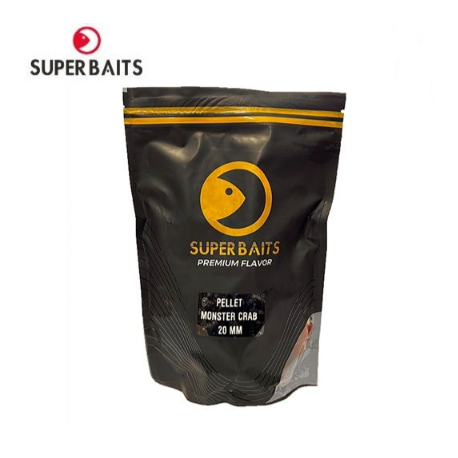 SUPER BAITS PELLETS PERFORADOS 20 MM MONTER CRAB 800GR