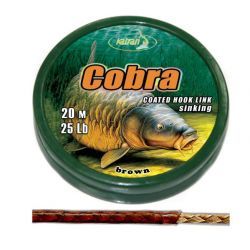 KATRAN COATED BRAIDED HOOK LINK COBRA 25LB 20M