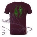 KORDA MANDALA TEE BURGUNDY S
