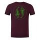 KORDA MANDALA TEE BURGUNDY M