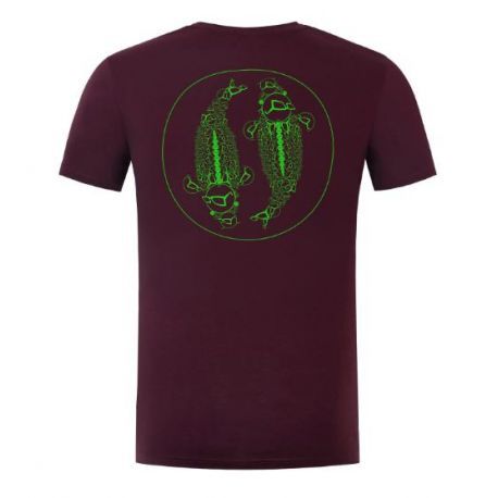 KORDA MANDALA TEE BURGUNDY M