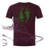 KORDA MANDALA TEE BURGUNDY M