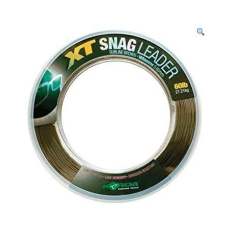 KORDA XT SNAG LEADER BROWN 100M 0 65MM 60LB