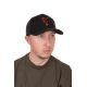 FOX COLLECTION BASEBALL CAP BLACK ORANGE