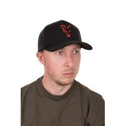 FOX COLLECTION BASEBALL CAP BLACK ORANGE
