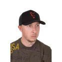 FOX COLLECTION BASEBALL CAP BLACK ORANGE