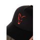 FOX COLLECTION TRUCKER CAP BLACK ORANGE