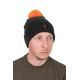 FOX COLLECTION BOBBLE HAT BLACK/ORANGE