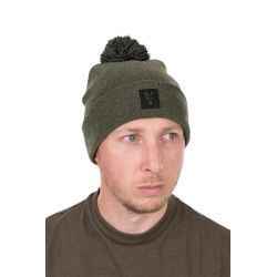 FOX COLLECTION BOBBLE HAT GREEN/BLACK