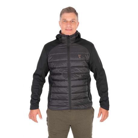 FOX COLLECTION HYBRID JACKET BLACK/ORANGE TALLA M