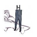 SHAKESPEARE SIGMA NYLON CHEST WADER 43 GREY GREEN