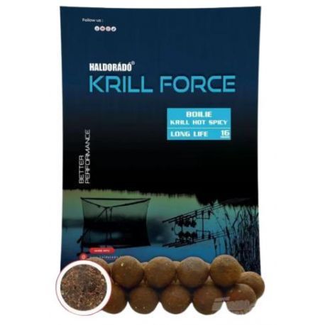 HALDORADO KRILL HOT SPICY BOILIES 20MM 700GR