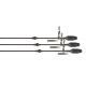 Fox edges tuff tungsten tubing heli-clips rigs 3pc