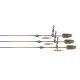 Fox edges camo heli-clip rigs 50lb leadcore 3pc
