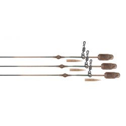 Fox edges camo heli-clip rigs 50lb leadcore 3pc