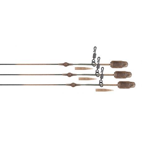 Fox edges camo heli-clip rigs 50lb leadcore 3pc