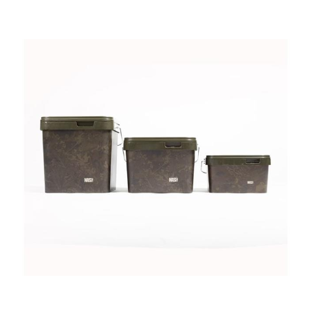 NASH SPOT ON RECTANGULAR BUCKET CAMO 17L