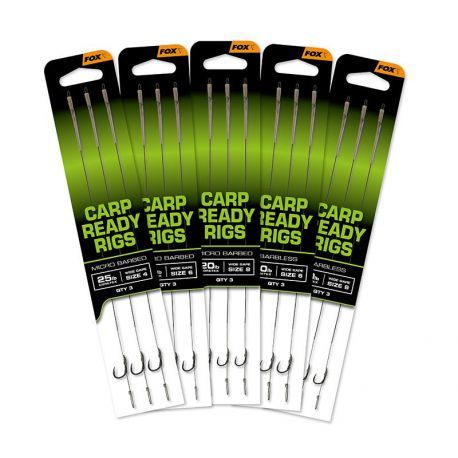 FOX CARP READY RIGS X3 WIDE GAPE Nº8