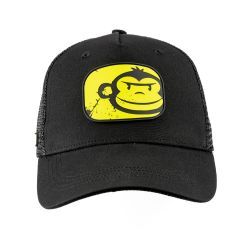 RIFGEMONKEY APEAREL CLASSIC TRUCKER CAP BLACK