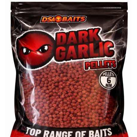 DSA BAITS PELLETS 6 MM DARK GARLIC 1 KG