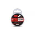 SPOMB TAPERED BRAIDED LEADRES BLACK