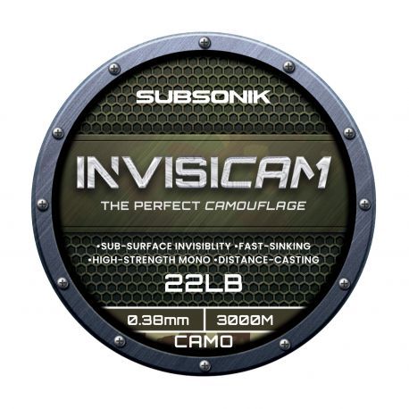 SONIK INVISICAM CAMO 0 38 MM 22 LB 3000 MTS