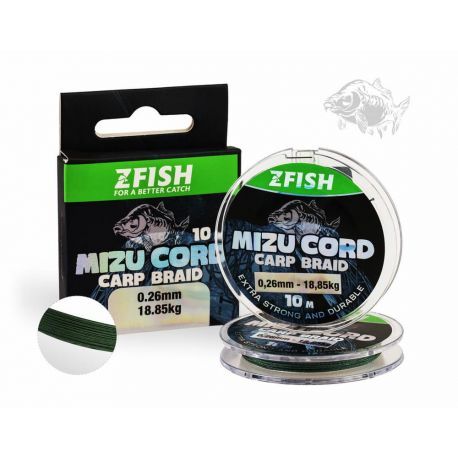 ZFISH MIZU CORD CARP BRAID LINE 0 20 MM 10 MTS