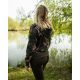 FOX WOMWNS ZIPPED CAMO HOODY T-M