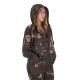 FOX WOMENS ZIPPED CAMPO HOODY T-L