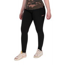 FOX WOMENS FLEECE LENED LEGGING BLACK T-XL