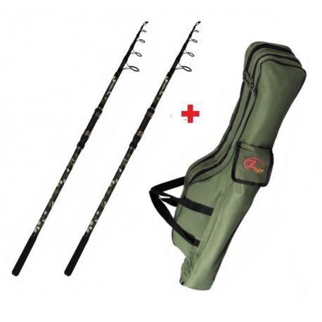 ZFISH COMBO 2 ROD KINGTONE 3 60M/3 5LB CASE