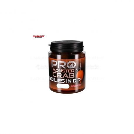 STARBAITS PRO BOILIES IN DIP MONSTER CRAB 24 MM
