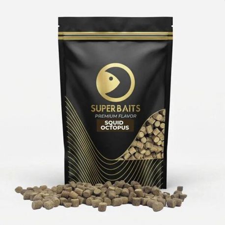 SUPERBAITS PELLET SQUID OCTOPUS 8 MM 800GR