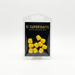 SUPERBAITS ARTIFICIAL BAIT POP UP CORN YELLOW