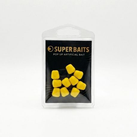 SUPERBAITS ARTIFICIAL BAIT POP UP CORN YELLOW