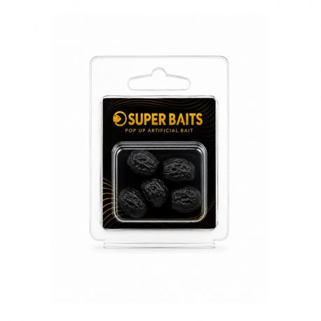 SUPERBAITS ARTIFICIAL BAIT POP UP TIGER BLACK