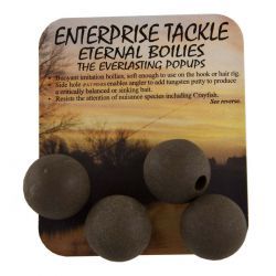ENTERPRISE TACKLE ETERNAL BOILIES POP UPS MARRON 15 MM