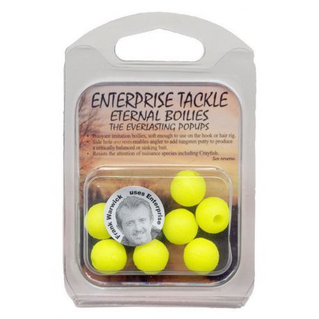 ENTERPRISE TACKLE ETERNAL BOILIES FLURO AMARILLO 18 MM