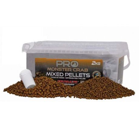 STARBAITS PRO MONSTER CRAB MIXED PELLETS 2 KG