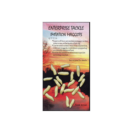 ENTERPRISE TACKLE IMITATION MAGGOTS CLEAR