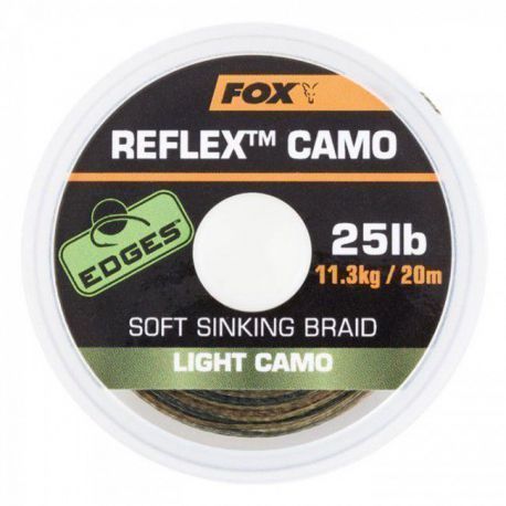 FOX REFLEX CAMO SINKING BRAID 25 LB LIGHT CAMO