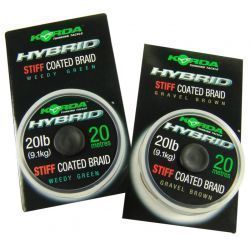 KORDA HYBRID STIFF 20 LB GRAVEL BROWN 20 MM