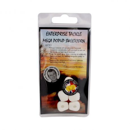ENTERPRISE TACKLE MEGA POP UP SWEET CORN WHITE